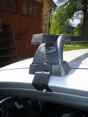 Багажник SEAT Altea 2004- на гладкий дах А-48, Квадрат