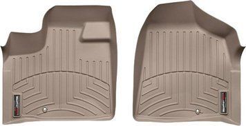 Коврики Weathertech Beige для Dodge / Chrysler Grand Caravan (mkV); Lancia Voyager (mkI); Volkswagen Routan (mkI)(with console)(2 fixing hooks)(1 row) 2011&rarr; (WT 454211)