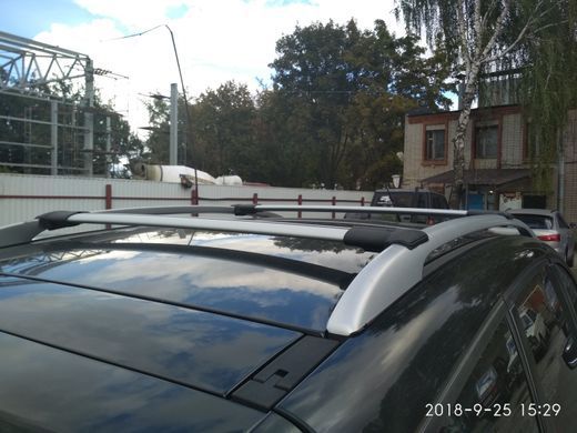 Поперечины на рейлинги Volvo V70 универсал 00-07, 07- DIAMOND v1, Хром