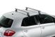 Поперечины Toyota Aygo 5 дверей 2005-2014 на гладкую крышу, Черный, Квадратная