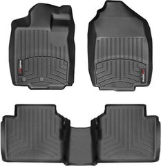 Килимки Weathertech Black для Ford Fusion (US); Lincoln MKZ (mkI)(AWD)(2 fixing posts) 2010-2012 (WT 442991-441083)