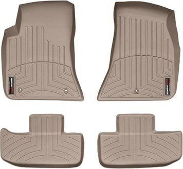 Коврики Weathertech Beige для Dodge Challenger (mkIII)(RWD) 2011-2014 (WT 453861-453862)