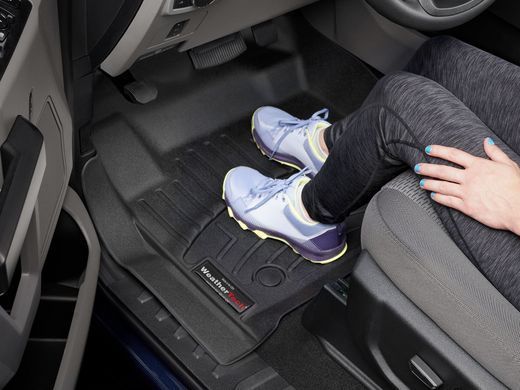Килимки Weathertech Grey для Infiniti QX80 / QX56 (mkII)(1-2 row) 2018&rarr; (WT 4615021-4615022)