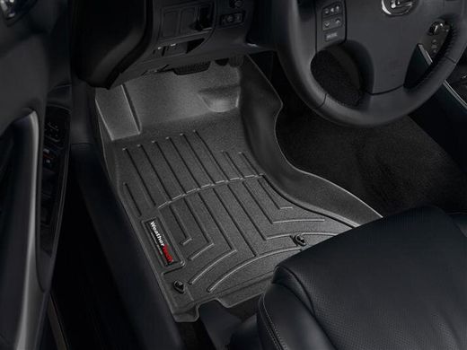 Килимки Weathertech Black для Lexus IS (sedan)(mkII)(AWD)(1 row) 2005-2013 (WT 442041)