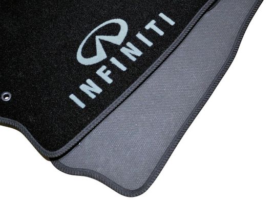 Килимки в салон текстильні для Infiniti FX35/45/QX70 (2008-) /Чёрные, кт 3шт BLCCR1245