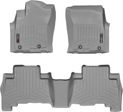 Коврики Weathertech Grey для Lexus GX (mkII); Toyota 4Runner (mkV) / Land Cruiser Prado (J150)(4 fixings) 2013→ (WT 464931-462862)