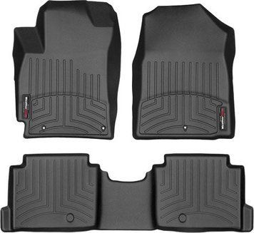Коврики Weathertech Black для Hyundai Elantra (mkVI) 2016&rarr; (WT 449251-449252)