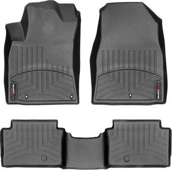 Коврики Weathertech Black для Hyundai Elantra GT (US)(mkIII) 2017&rarr; (WT 4412011-4412012)
