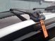 Поперечини Turtle AIR1 MG ZS 2017-2020 на високі рейлінги, Черный, Аеродинамічна