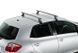 Поперечины Mitsubishi Lancer седан 2003-2009 на гладкую крышу, Черный, Квадратная