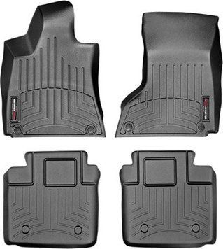 Коврики Weathertech Black для Maserati Quattroporte (mkVI)(AWD)(4 zone climate control) 2013-2016 (WT 446101-445654)