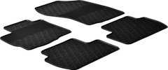 Гумові килимки Gledring для Mitsubishi Outlander (mkII); Peugeot 4007 (mkI); Citroen C-Crosser (mkI) 2006-2012 (GR 0155)