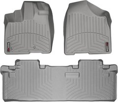 Коврики Weathertech Grey для Toyota Sienna (mkIII)(1-2 row)(8 seats) 2010-2012 (WT 463001-463002)