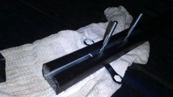 Поперечины VOLKSWAGEN Passat (B7) Variant Kombi 2010-2014 Amos Reling STL на рейлинги 1,2м, Черный, Квадратная