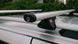 Поперечки SUBARU XV SUV 2017- Amos Alfa Aero на рейлінги 1,2м, Хром, Овальна