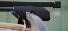 Поперечки CHEVROLET Spark Hatchback 2010- Amos Nowy STL на рейлінги 1,2м, Квадратна