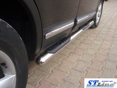 Боковые подножки Volkswagen Tiguan 2007-2011 d60х1,6мм