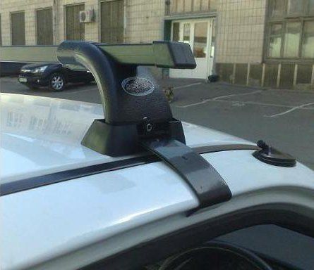 Багажник FIAT L500 2012- на гладкий дах, Квадрат