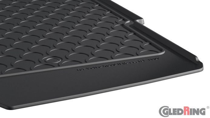 Гумові килимки в багажник Gledring для Volvo XC90 (5 мест)(mkII) 2015→ (багажник) (GR 1909)