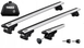 Багажник TOYOTA Land Cruiser 300 SUV Thule Wingbar Evo на рейлінги з просвітом хром, Хром