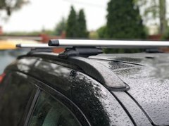 Багажник  Jeep Compass 2017+ на інтегровані рейлінги, Хром, Овальна