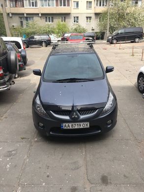 Поперечины Honda Jazz 2002-2004 mk II; Hatchback Amos Dromader Wind на гладкую крышу, Аэродинамическая