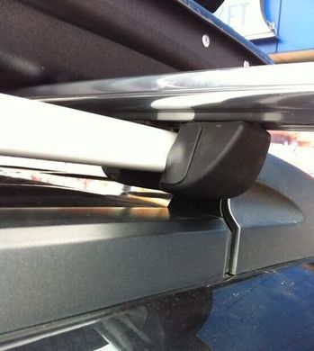 Багажник на рейлінги GREAT WALL Gwperi Hatchback 2008- Kenguru ST 1,2м, Хром, Овальна