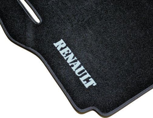 Килимки в салон текстильні для Renault Trafic (2001-2015) 1+2 /Чёрные, кт 1шт BLCCR1538