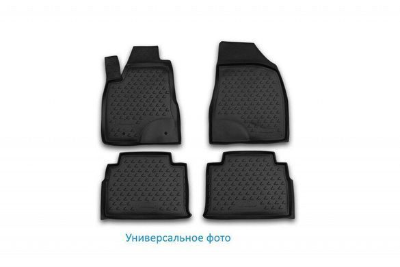 Коврики в салон для Mitsubishi L200, 2015->, 4 шт полиуретан (3D) CARMIT00001