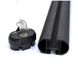 Поперечки CHEVROLET Spin MPV 2012- Aero AL Black на рейлінги 1,2м, Черный, Овальна