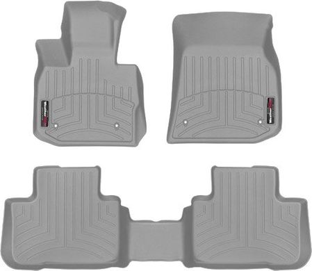 Коврики Weathertech Grey для BMW X3 (G01) / X4 (G02) 2018→ (WT 4612731-4612732)