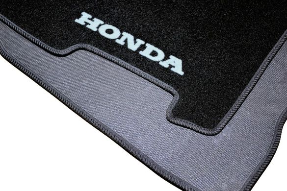 Килимки в салон текстильні для Honda Civic (2006-2011) SD 4D /Чёрные, кт. 3шт BLCCR1201