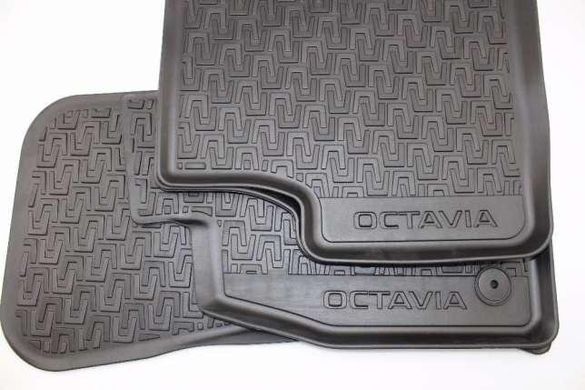 Килимки в салон оригинальные для Skoda Octavia A7 2012- Оригинал 4шт 5E1061550