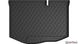 Резиновые коврики в багажник Gledring для Ford Fiesta (mkVII)(5-дв.) 2008-2017 (нижний)(багажник) (GR 1310)