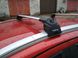 Поперечины Fiat Panda 5 дверей 2012- на интегрированные рейлинги, Хром, Аэродинамическая
