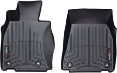 Килимки Weathertech Black для Lexus LS (mkIV)(AWD)(1 row) 2013-2017 (WT 445141)