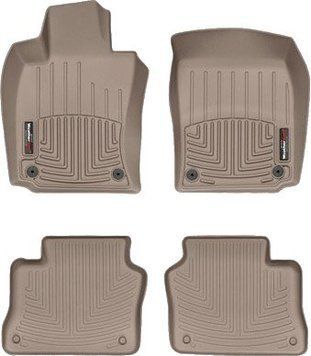 Коврики Weathertech Beige для Porsche Panamera (mkI)(not Executive) 2010-2016 (WT 452571-452572)