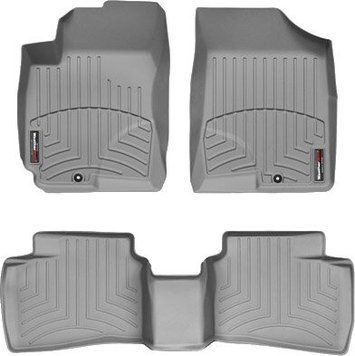 Коврики Weathertech Grey для Hyundai Elantra (sedan)(mkIV) 2007-2010 (WT 462481-462482)