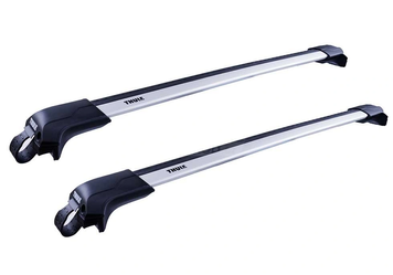 Поперечини JEEP Grand Cherokee 2005-2014 Renegade; SUV Thule Wingbar Edge на високі рейлінги хром, Хром, Aеродинамічна
