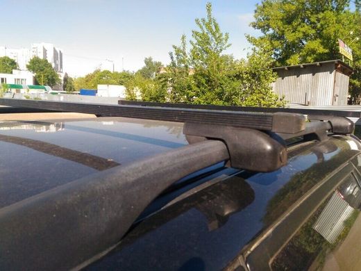 Поперечки VAUXHALL Karl Rocks Hatchback 2017- Amos Nowy STL на рейлінги 1,2м, Черный, Квадратна