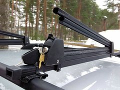 Кріплення Amos Ski Lock-5 для 5 пар лиж/2 сноуборда чорне