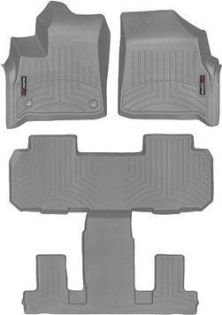 Коврики Weathertech Grey для Buick Enclave (mkII)(1-2-3 row) 2018&rarr; (WT 4612691-4612282)