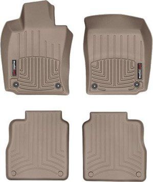 Коврики Weathertech Beige для Porsche Panamera (mkI)(Executive) 2010-2016 (WT 452571-452573)