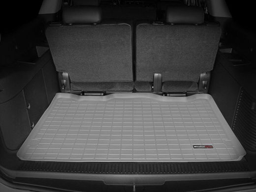 Килимок Weathertech Grey для Cadillac Escalade ESV (mkIII); Chevrolet Suburban (mkX)(trunk behind 3 row) 2007-2014 (WT 42311)