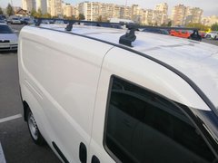 Багажник Opel Combo 2012- на штатні місця, Черный, Квадратна