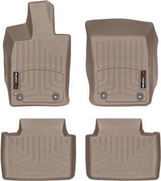 Коврики Weathertech Beige для Porsche Panamera (mkII)(not Executive) 2017&rarr; (WT 4511801-4511802)