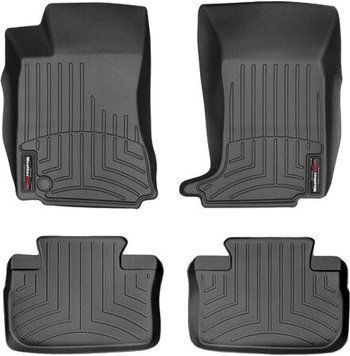 Килимки Weathertech Black для Cadillac CTS / CTS-V (sedan & wagon)(mkII)(AWD)(1 big fixing) 2010-2014 automatic (WT 448991-441492)