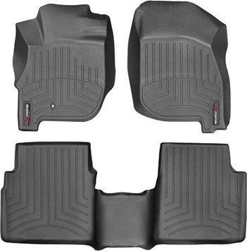 Килимки Weathertech Black для Mitsubishi Galant (mkIX) 2009-2012 automatic (WT 446251-446252)