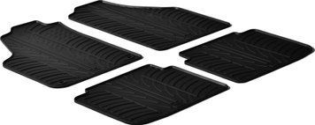 Резиновые коврики Gledring для Fiat Idea (mkI); Lancia Musa (mkI) 2004-2012 (GR 0373)