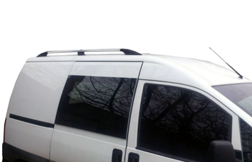 Рейлинги Citroen Jumpy 1996-2007 г. Длинная база, хром, Хром